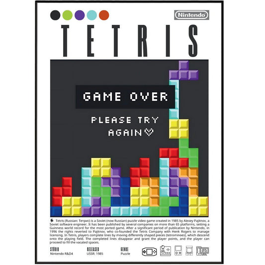 Tetris Video Games Prints - 98typesVideo Games