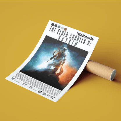 The Elder Scrolls V Skyrim Video Game Prints - 98typesVideo Games