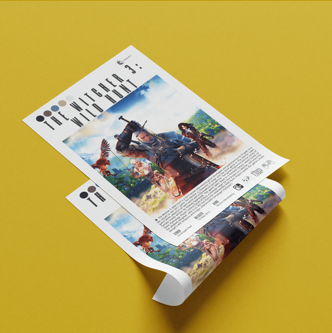 The Witcher 3 Wild Hunt Video Game Prints - 98typesVideo Games