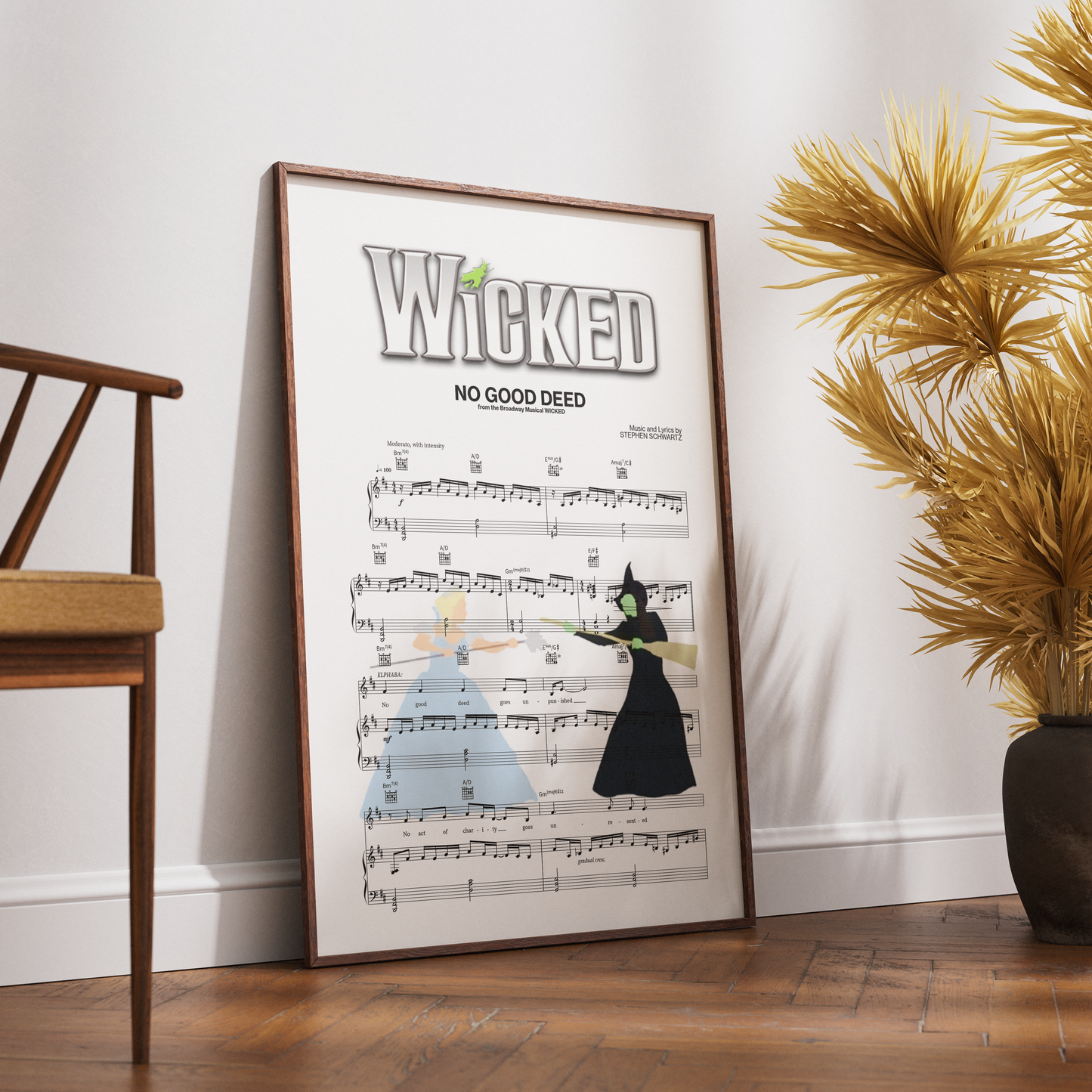Wicked – “No Good Deed” Lyric Poster