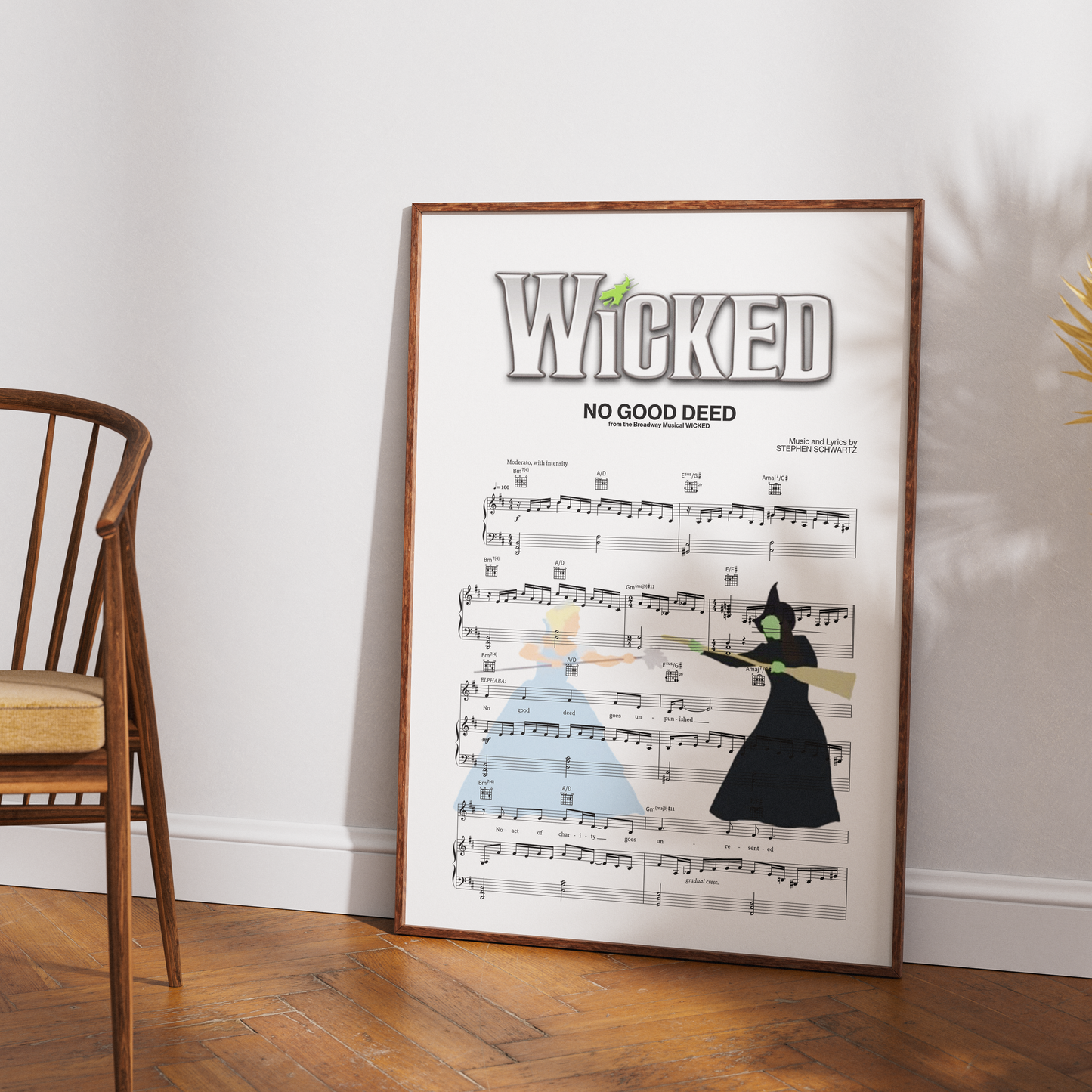Wicked – “No Good Deed” Lyric Poster