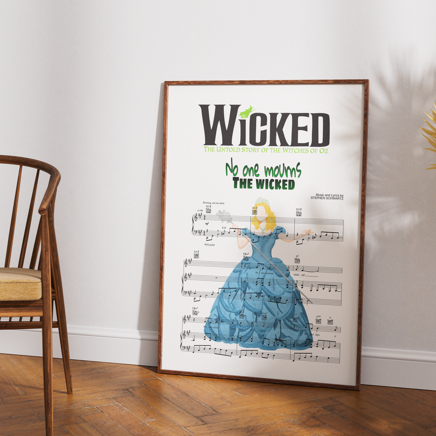 Wicked – “No One Mourns the Wicked” Lyric Poster