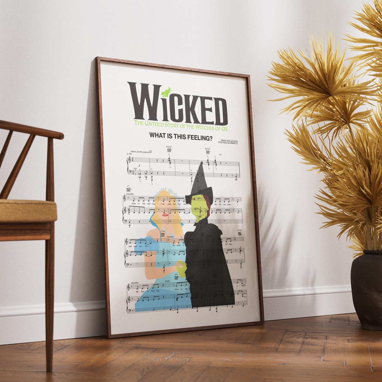 Wicked - What Is This Feeling Music Print
