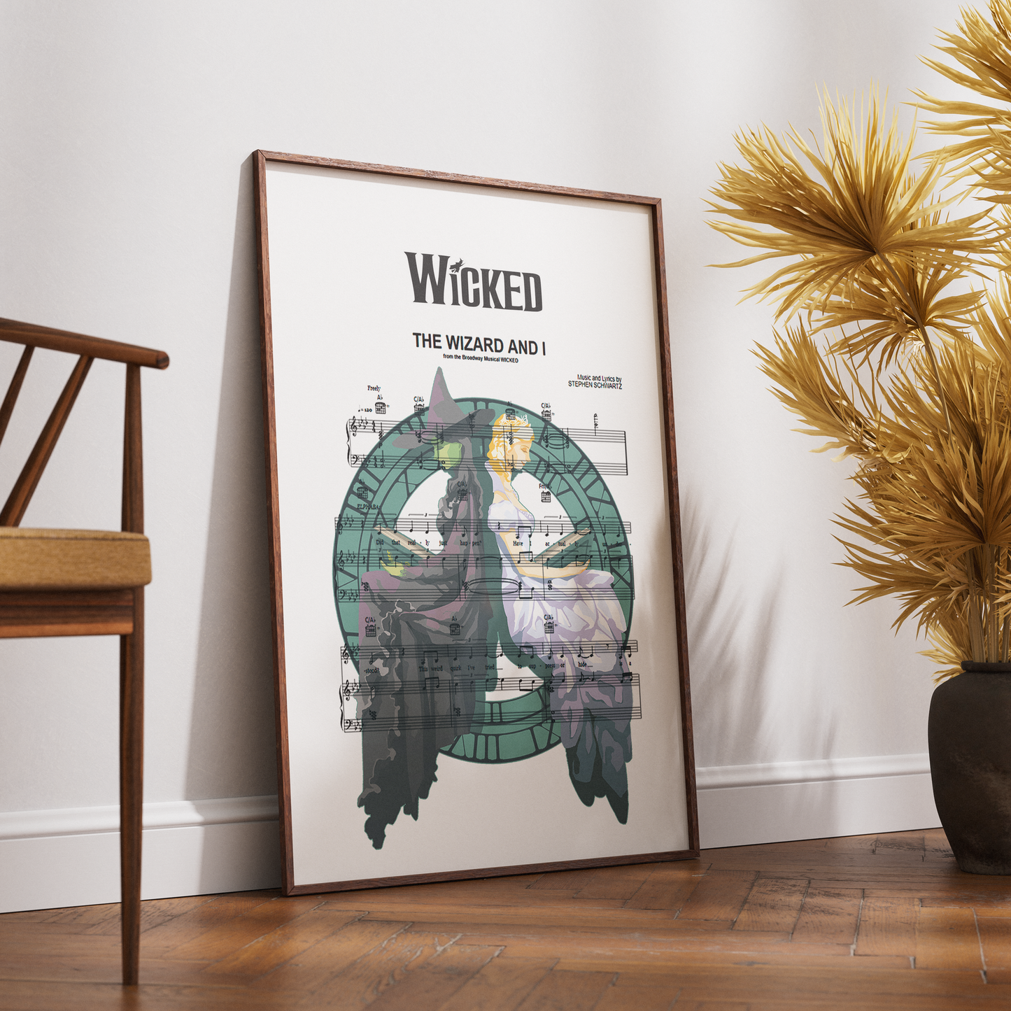 Wicked - The Wizard and I Music Print