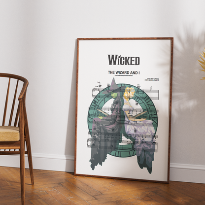 Wicked - The Wizard and I Music Print