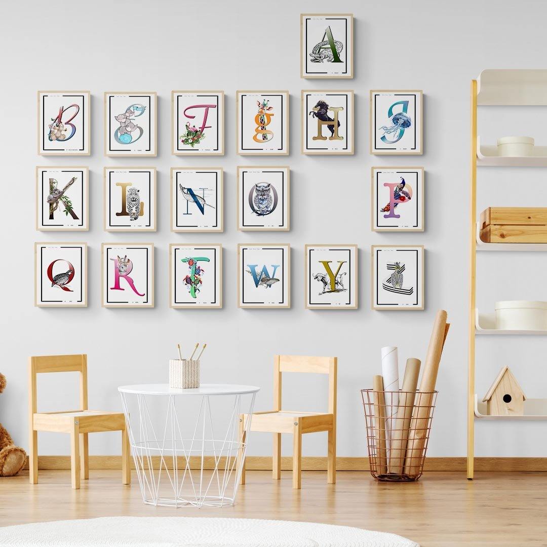 Dragonfly Letter D Print - 98typesAnimals Alphabet