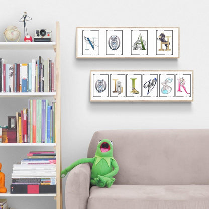 Lion Letter L Print - 98typesAnimals Alphabet