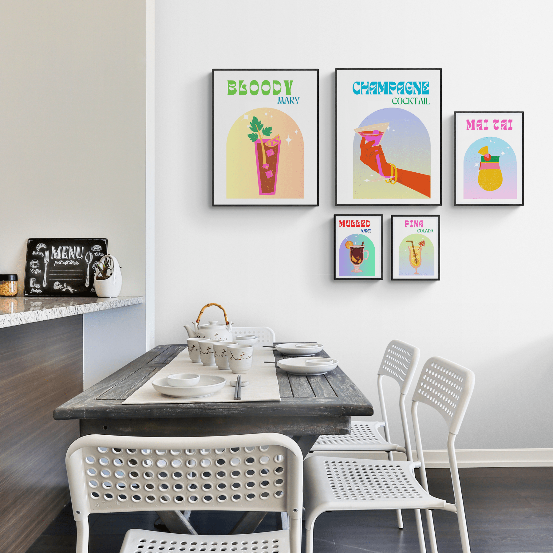 CHAMPAGNE COCKTAIL PRINT - 98typesCocktails