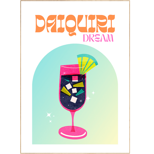 DAIQUIRI COCKTAIL PRINT - 98typesCocktails