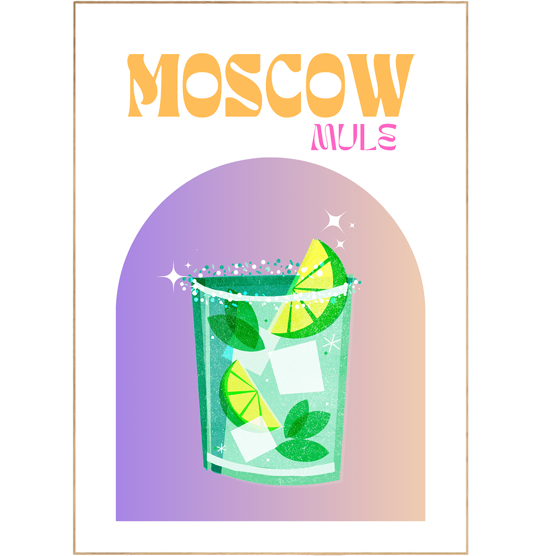 MOSCOW COCKTAIL PRINT - 98typesCocktails