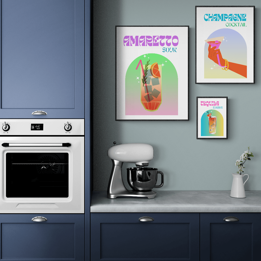 TEQUILA SUNSINE PRINT - 98typesCocktails