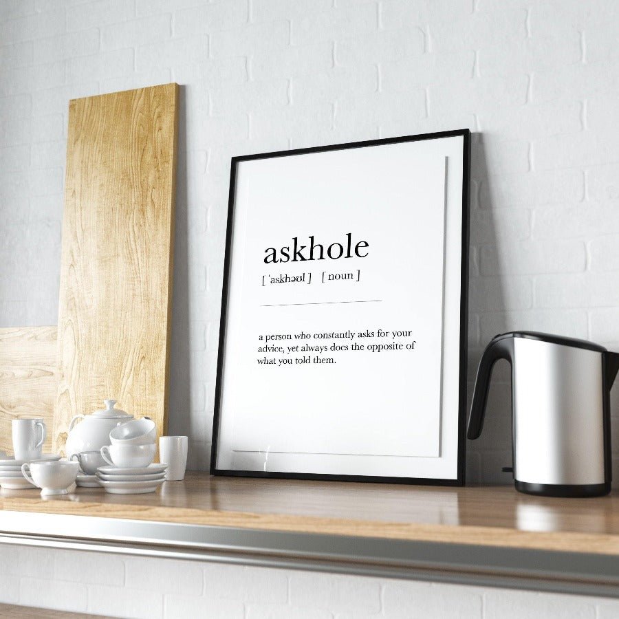 Askholde Definition Print - 98typesDefinitions