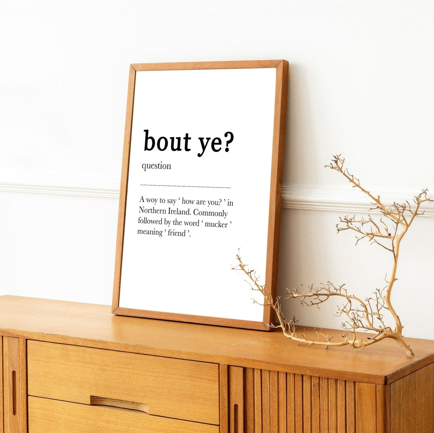 Bout ye Definition Print - 98typesDefinitions