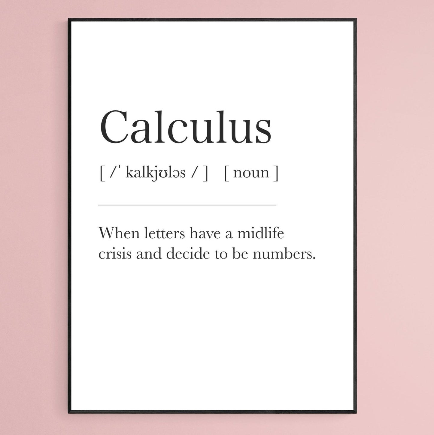 Calculus Definition Print - 98typesDefinitions