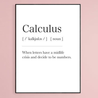 Calculus Definition Print - 98typesDefinitions