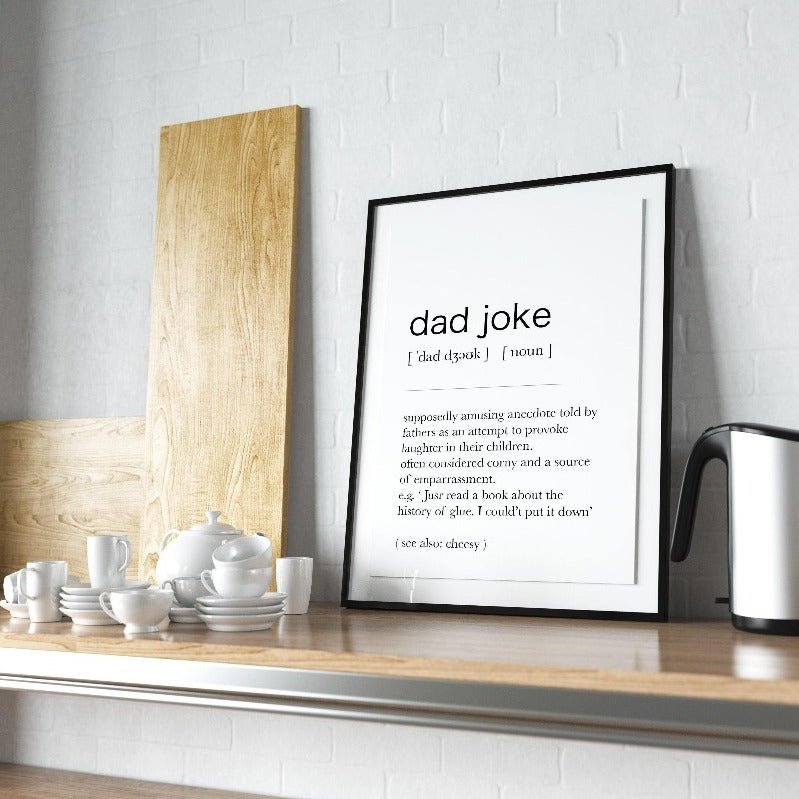 Dad Joke Definition Print - 98typesDefinitions