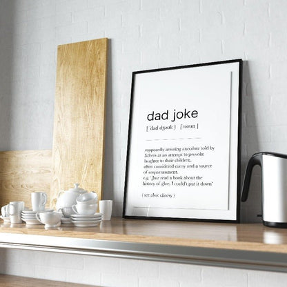 Dad Joke Definition Print - 98typesDefinitions