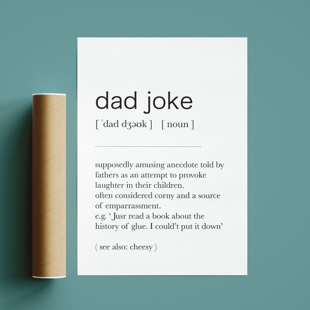 Dad Joke Definition Print - 98typesDefinitions