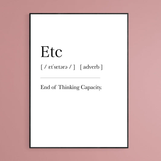 ETC Definition Print - 98typesDefinitions