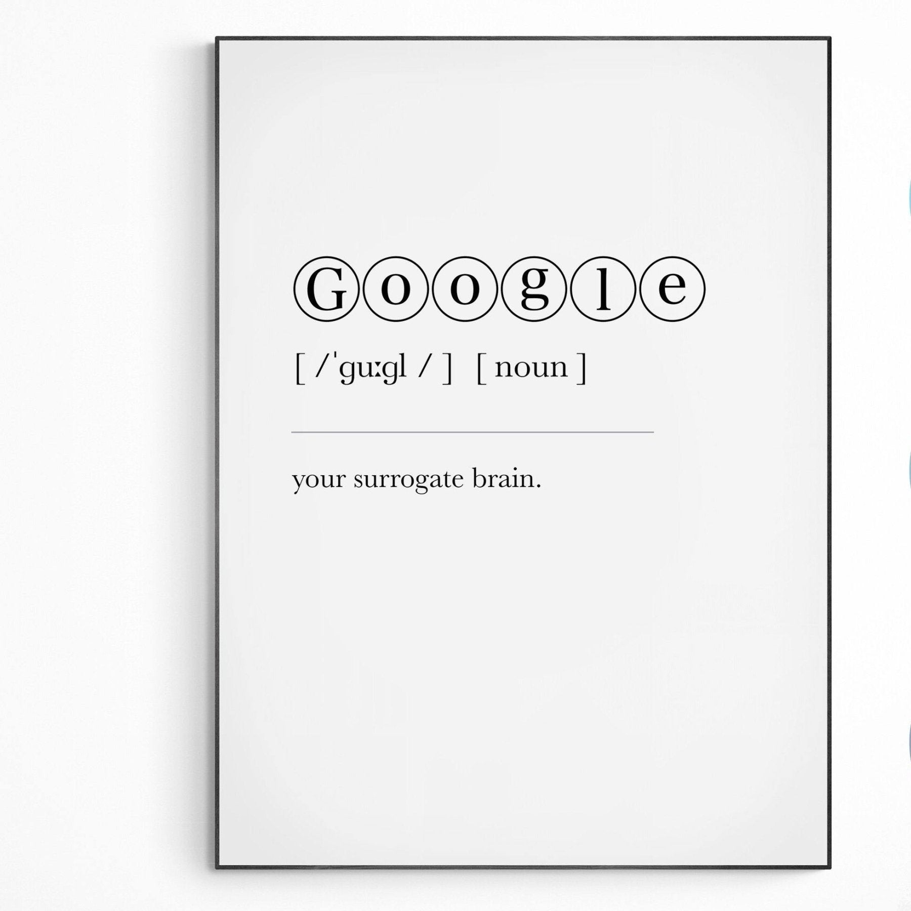 Google Definition Print - 98typesDefinitions