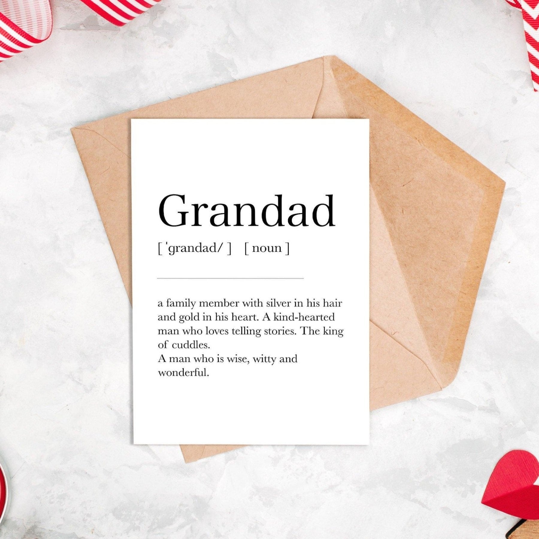 Grandad Definition Print - 98typesDefinitions