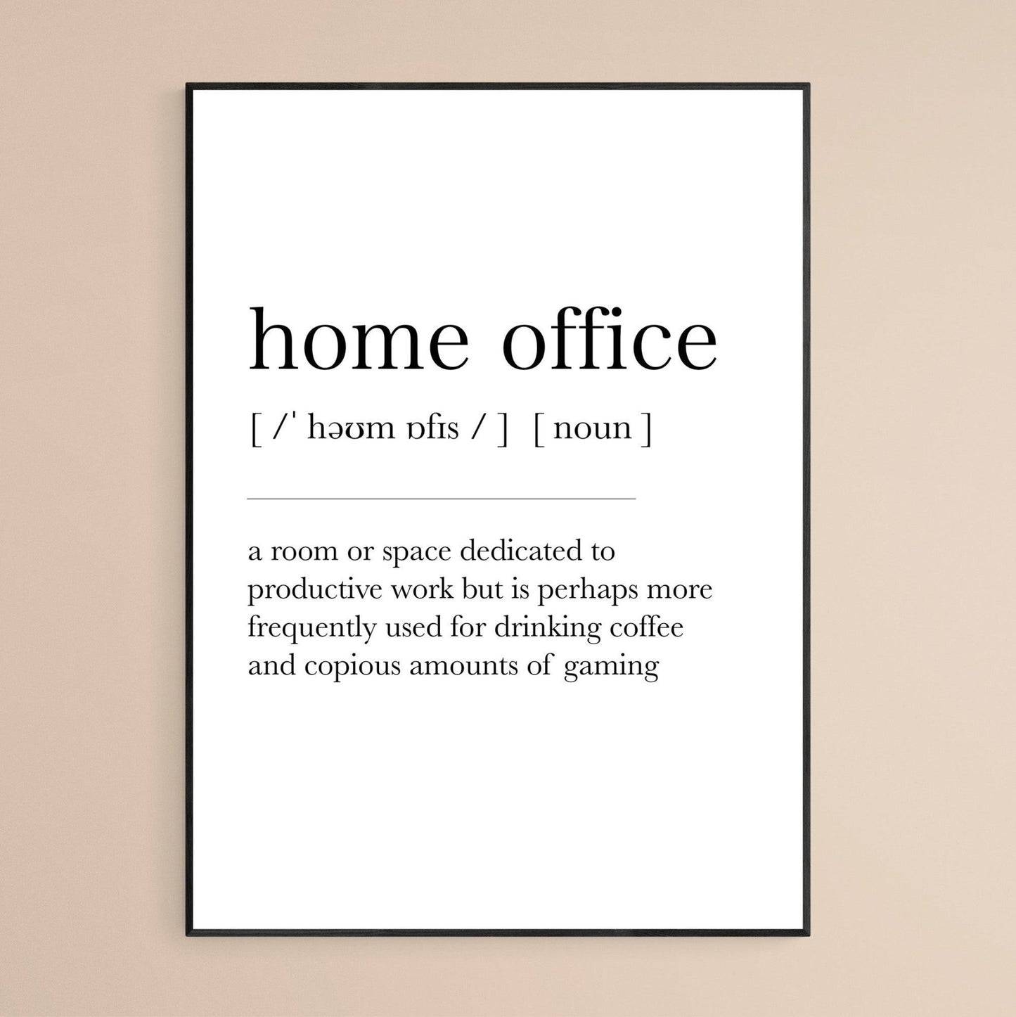Home Office Definition Print - 98typesDefinitions