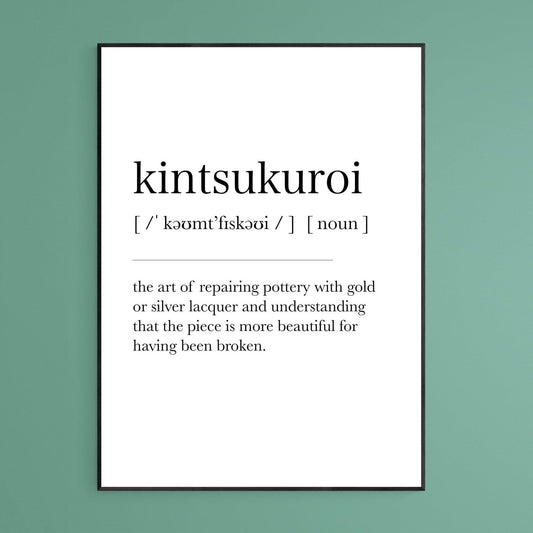 kintsukuroi Definition Print - 98typesDefinitions