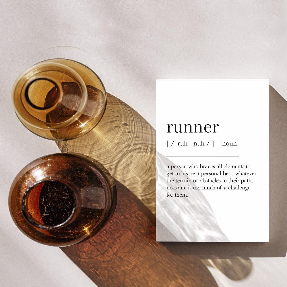 Runner Definition Print - 98typesDefinitions