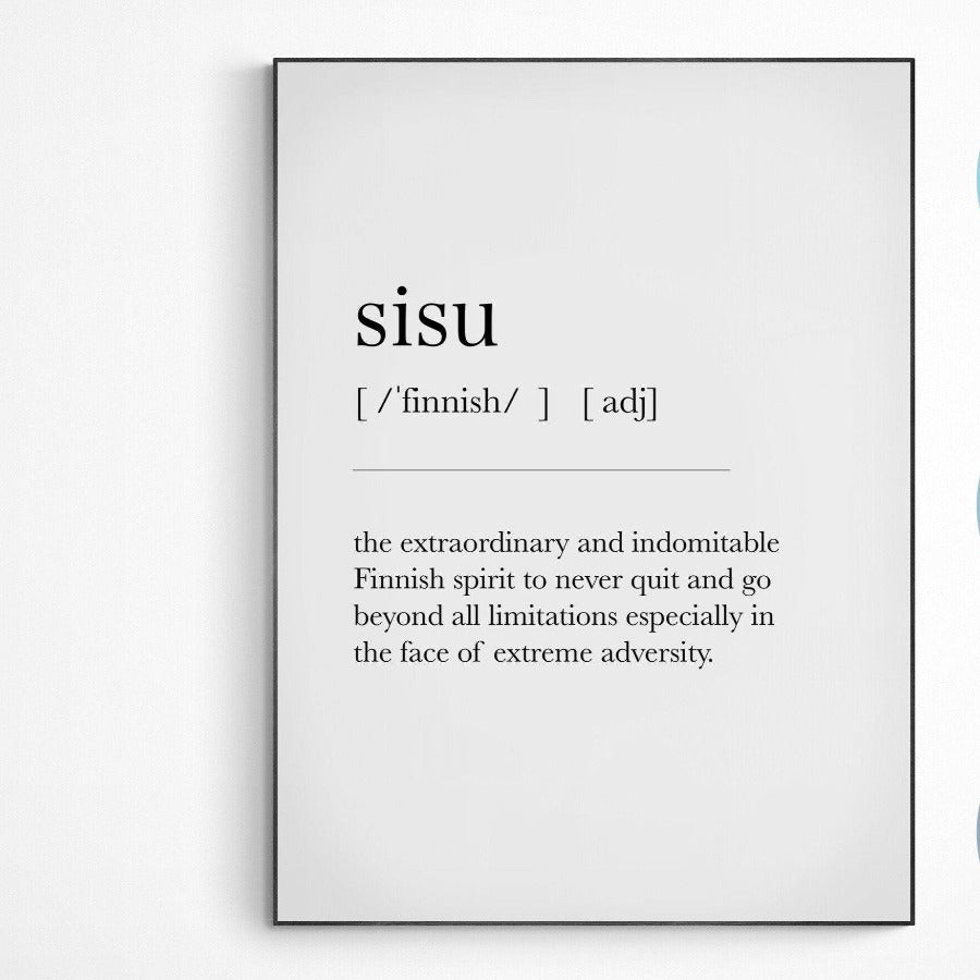 Sisu Definition Print - 98typesDefinitions