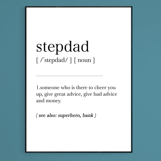 Stepdad Definition Print - 98typesDefinitions