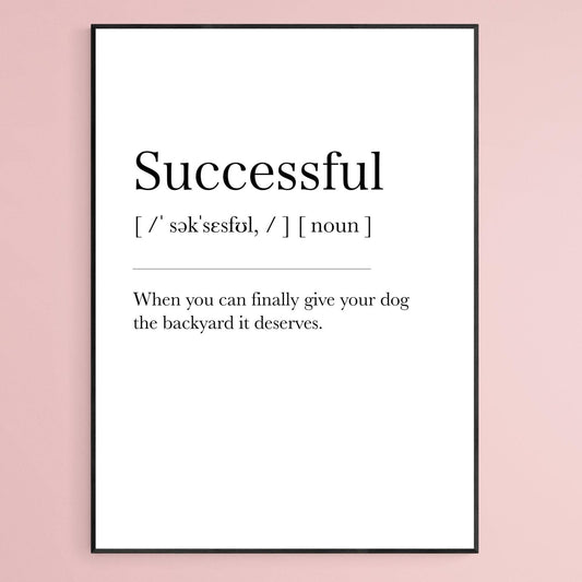 Successful Definition Print - 98typesDefinitions