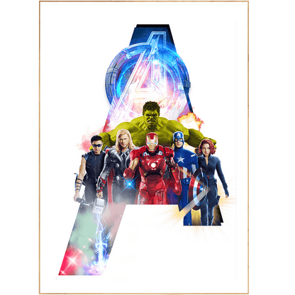 Avengers Movie Poster - 98typesDisney Alphabet