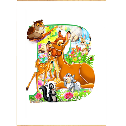 Bambi Movie Poster - 98typesDisney Alphabet