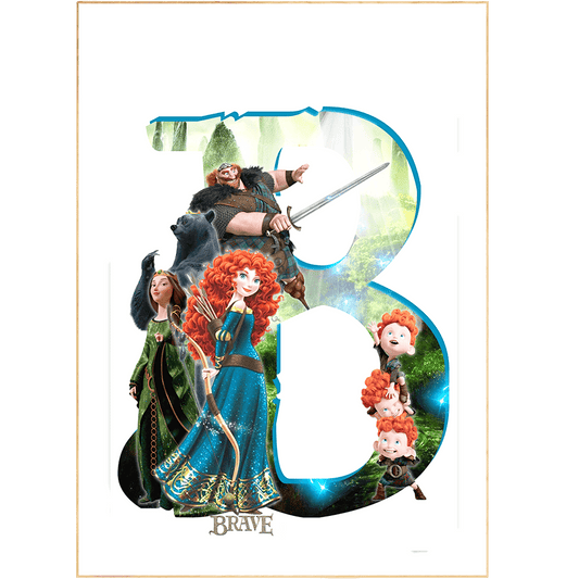 Brave Movie Poster - 98typesDisney Alphabet