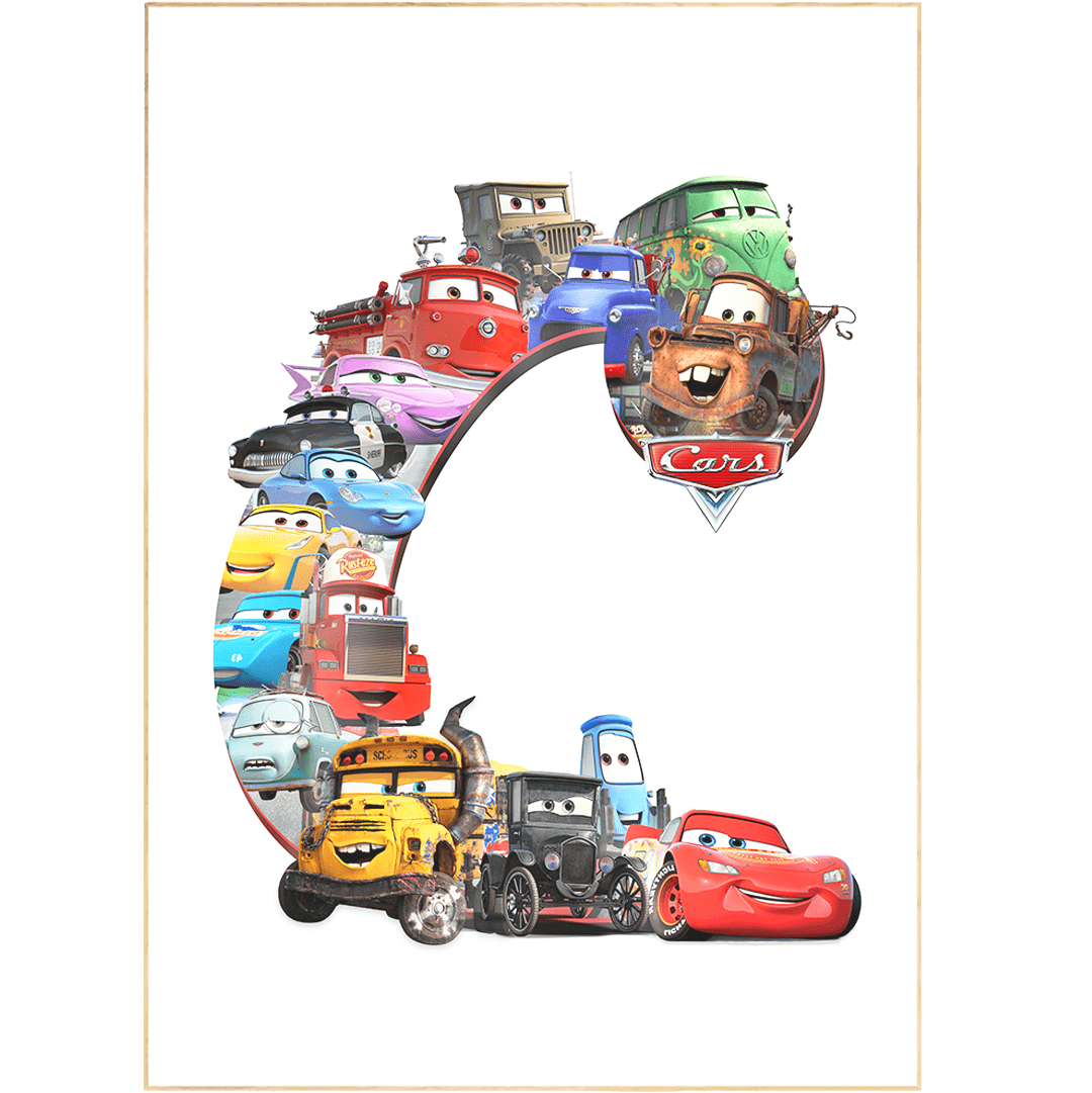 Cars Movie Poster - 98typesDisney Alphabet