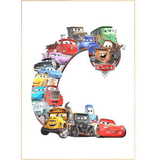 Cars Movie Poster - 98typesDisney Alphabet