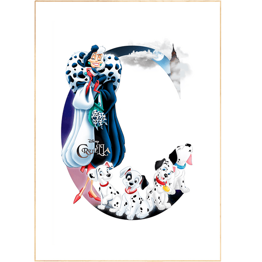 Cruella de Vil Movie Poster - 98typesDisney Alphabet