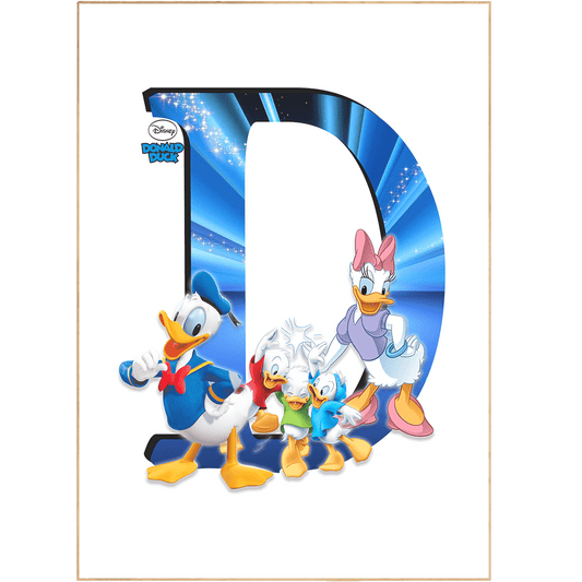 Donald Duck Movie Poster - 98typesDisney Alphabet
