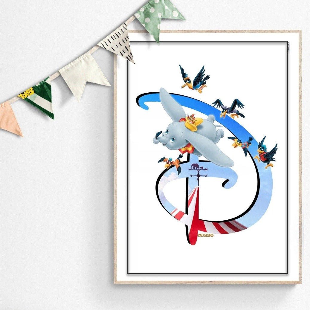 Dumbo Movie Poster - 98typesDisney Alphabet