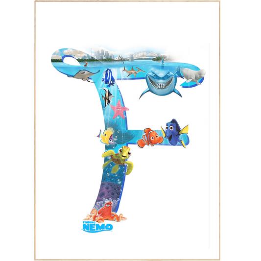 Finding Nemo Movie Poster - 98typesDisney Alphabet