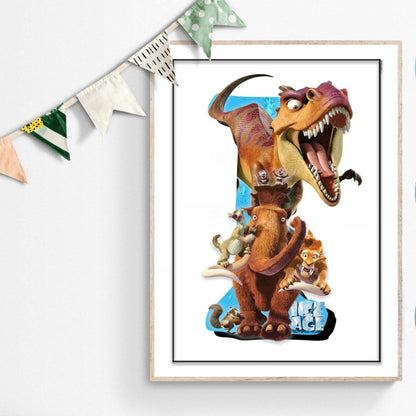 Ice age Poster - 98typesDisney Alphabet