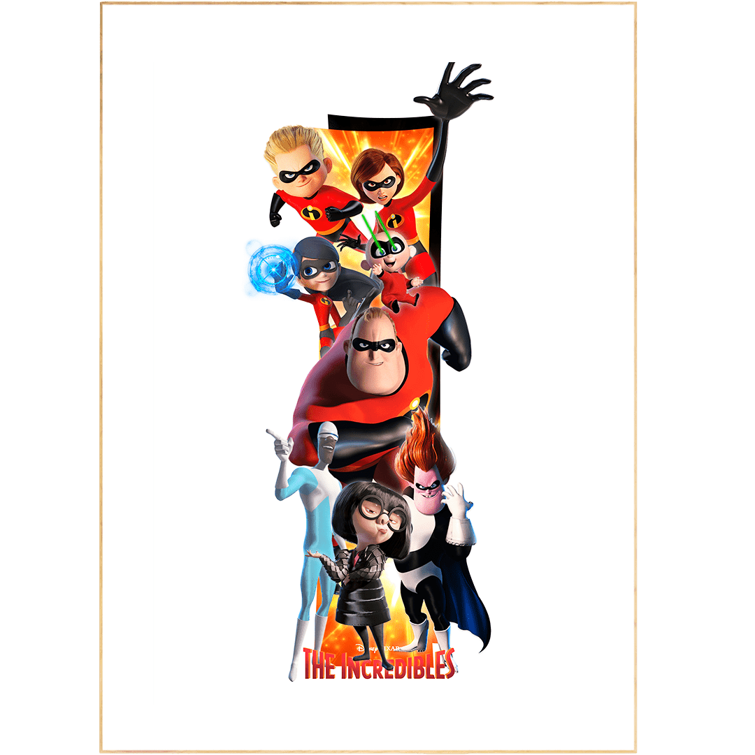 Incredibles Movie Poster - 98typesDisney Alphabet