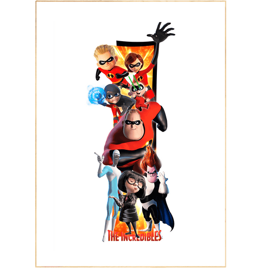 Incredibles Movie Poster - 98typesDisney Alphabet
