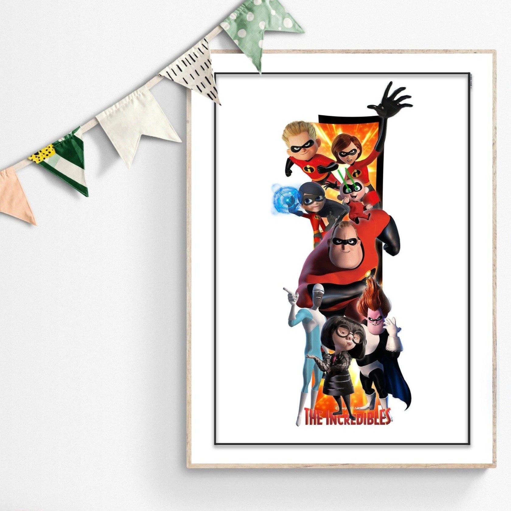 Incredibles Movie Poster - 98typesDisney Alphabet