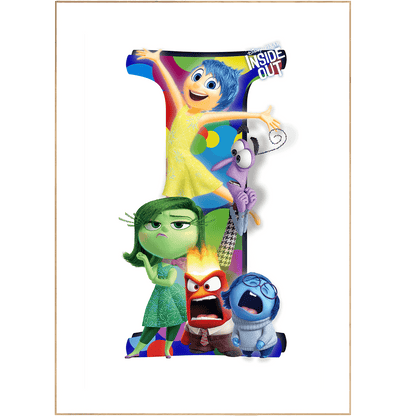 Inside Out Movie Poster - 98typesDisney Alphabet