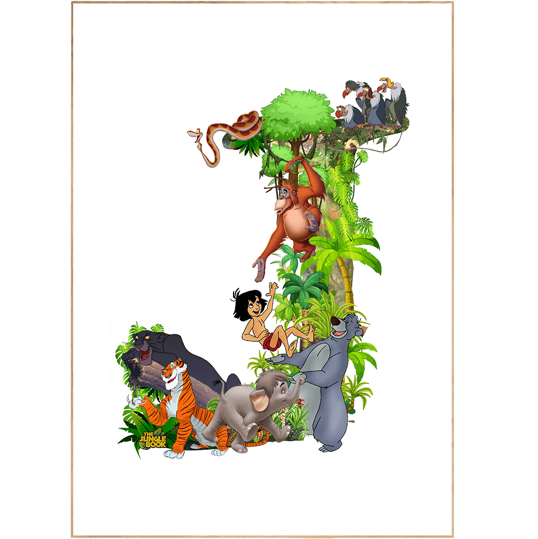 Jungle Book Movie Poster - 98typesDisney Alphabet