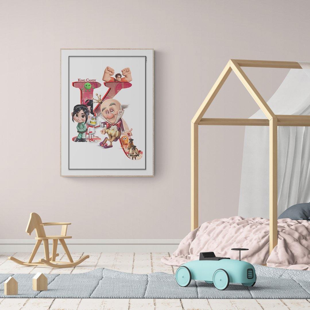 King Candy Turbo Poster - 98typesDisney Alphabet