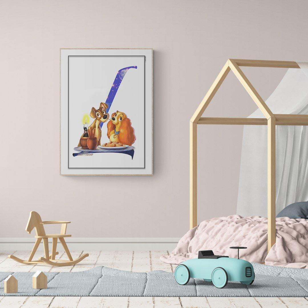 Lady and Tramp Movie Poster - 98typesDisney Alphabet