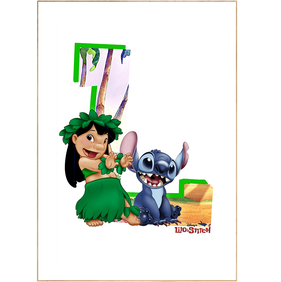Lilo and Stitch Movie Poster - 98typesDisney Alphabet