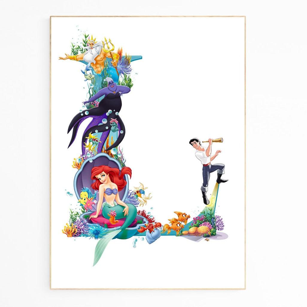 Little Mermaid Movie Poster - 98typesDisney Alphabet